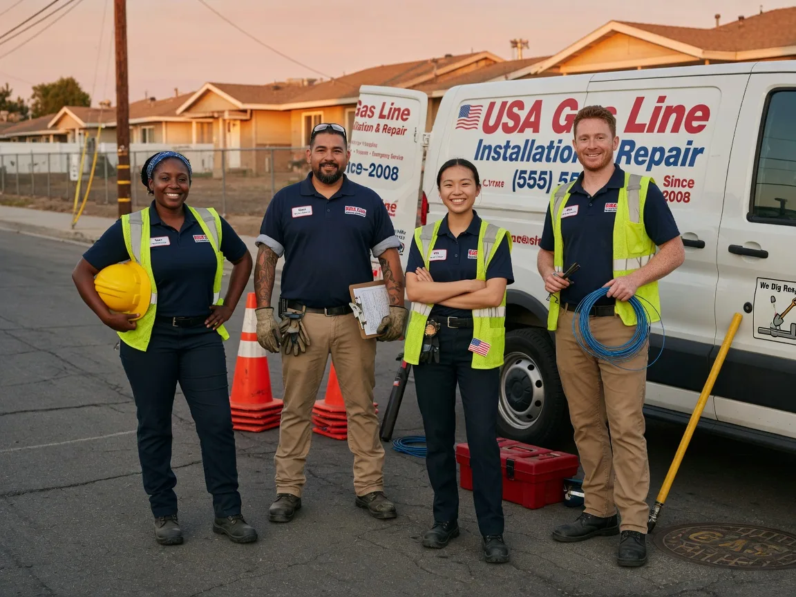 Gas Line Installation company in Thornburg, IA